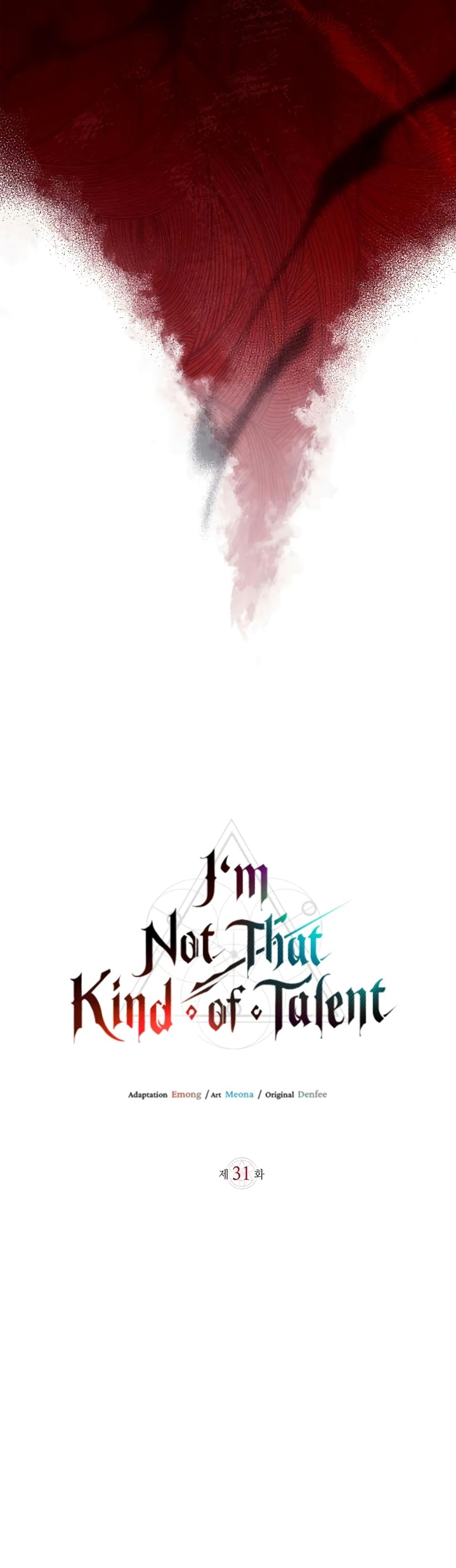Iโ€m Not That Kind of Talent 31 20